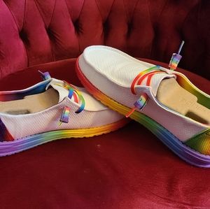 Pride slip on sneakers